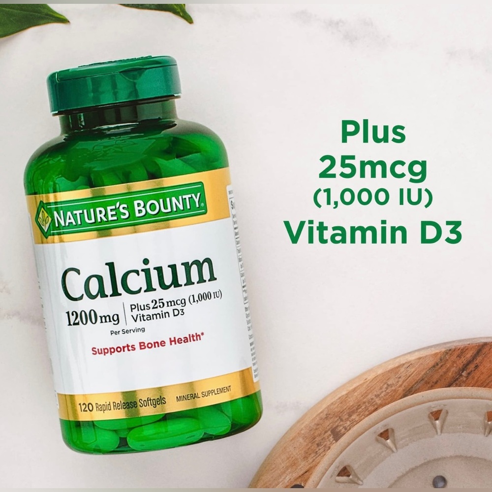 New Nature’s Bounty Calcium 1200 Plus D3